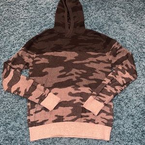 Express Camo Mens Sweater Hoodie XS